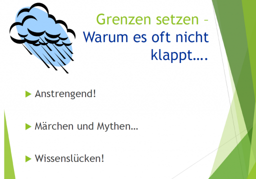 Grenzen setzen 2