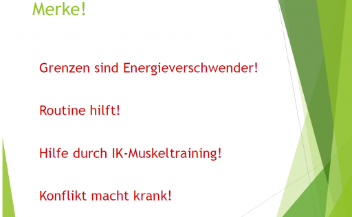 Grenzen setzen 3